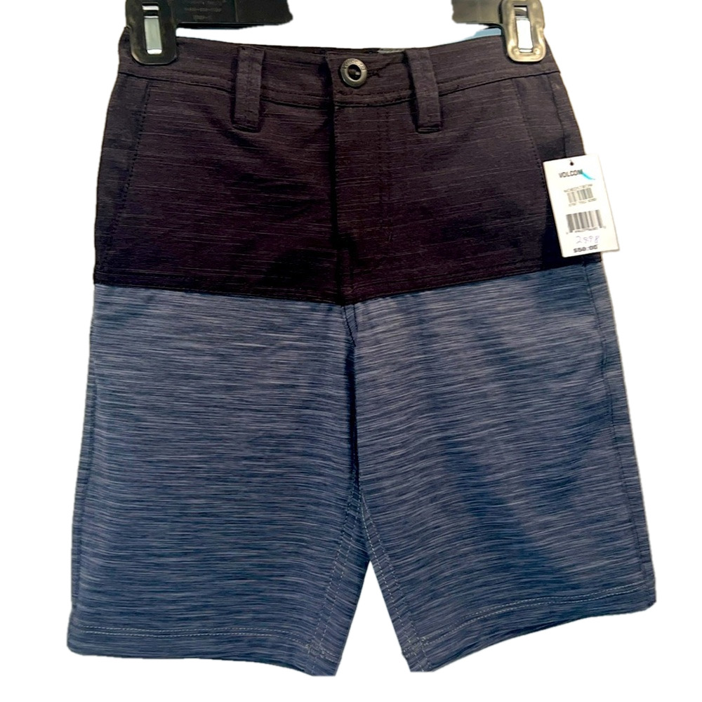 Volcom Surf n Turff Shorts, SZ 10 Youth Slim, Waist 12”,  Overall L 17”, NWT